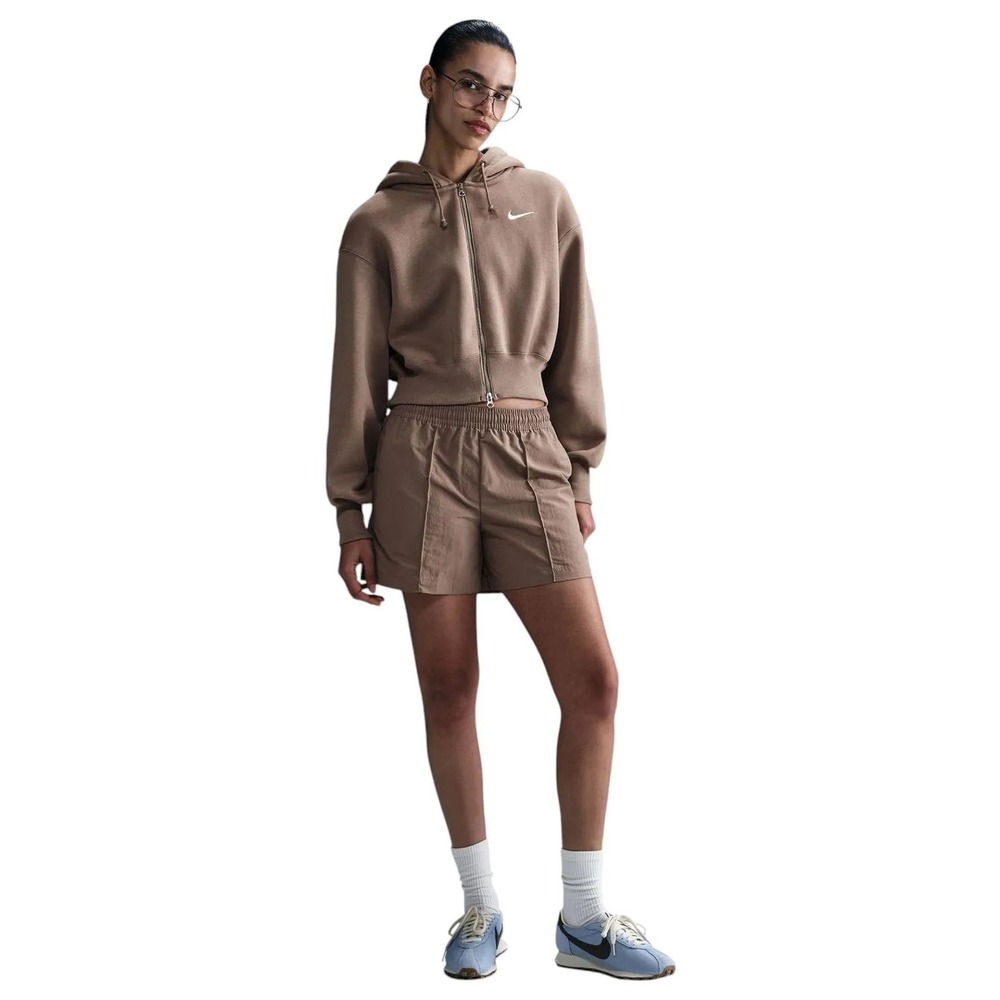 Nike Sportswear Essential Woven Shorts Brown FV6622-233 Womens XS 5 Inch Inseam